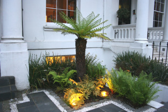 Front garden lighting - London W2installation